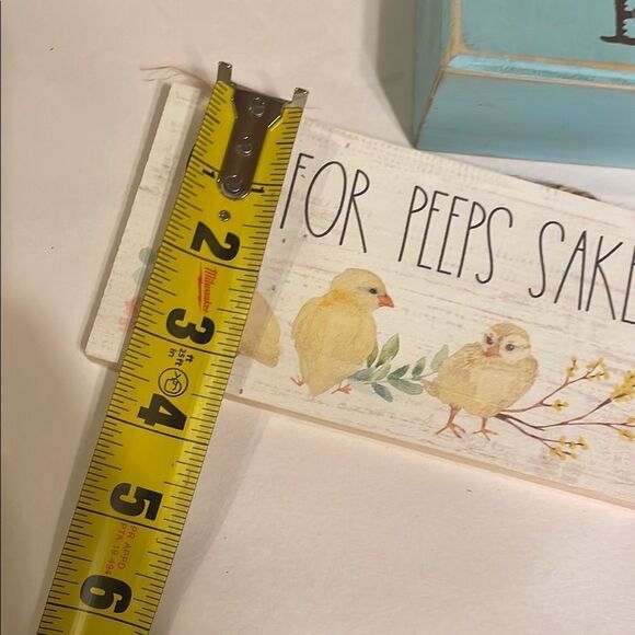 Easter Themed Decorative Signs Set - Picture 4 of 8